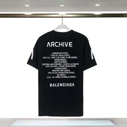 Balenciga logo tee xh9088 black