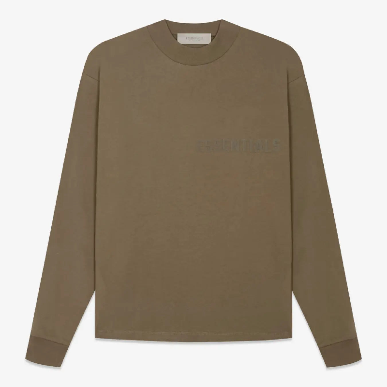 FOG FEAR OF GOD Essentials casual bottoming shirt 22 renewal long sleeves Dark brown