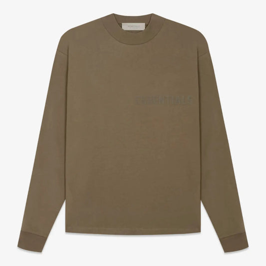 FOG FEAR OF GOD Essentials casual bottoming shirt 22 renewal long sleeves Dark brown