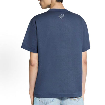 LOUIS VUITTON SS26 Spring/Summer Collection Lunar Year Limited Edition Short Sleeve Plaid Round Neck T-Shirt for Men