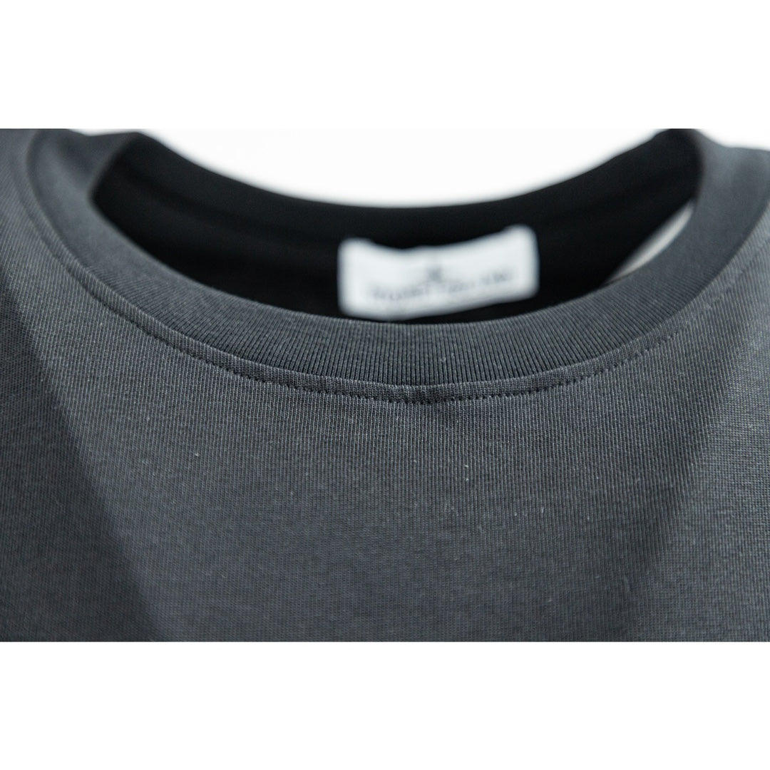 Stone Island Logo Tee In Black