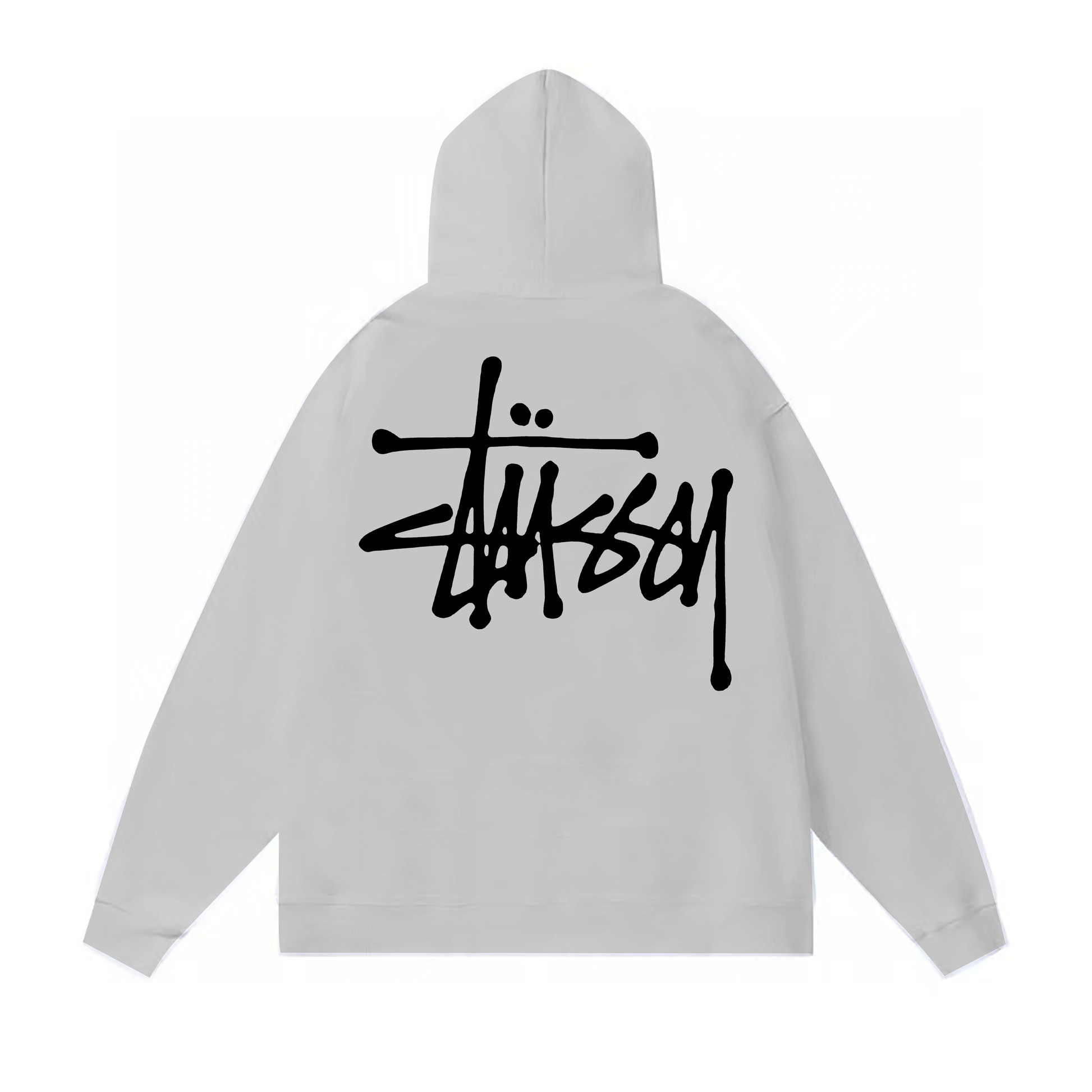 STUSSY BASIC HOODIE GREY