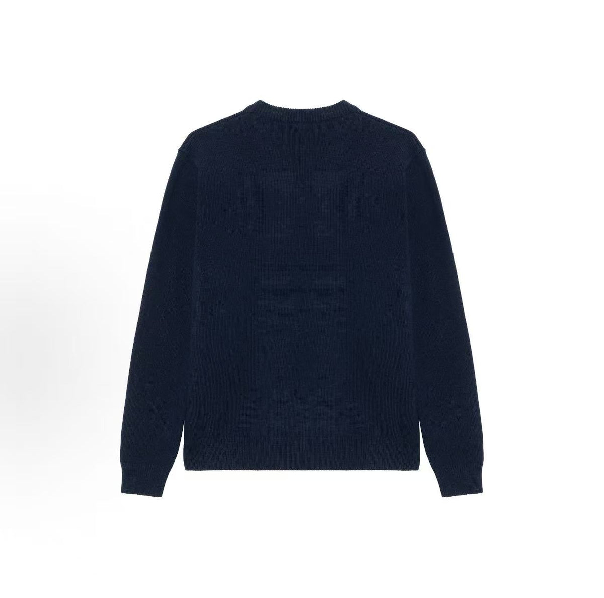 GUCCI Ancient Grecian SS24 Logo Letter Embroidered Round-neck Long-sleeved Sweater for Men in Dark Blue