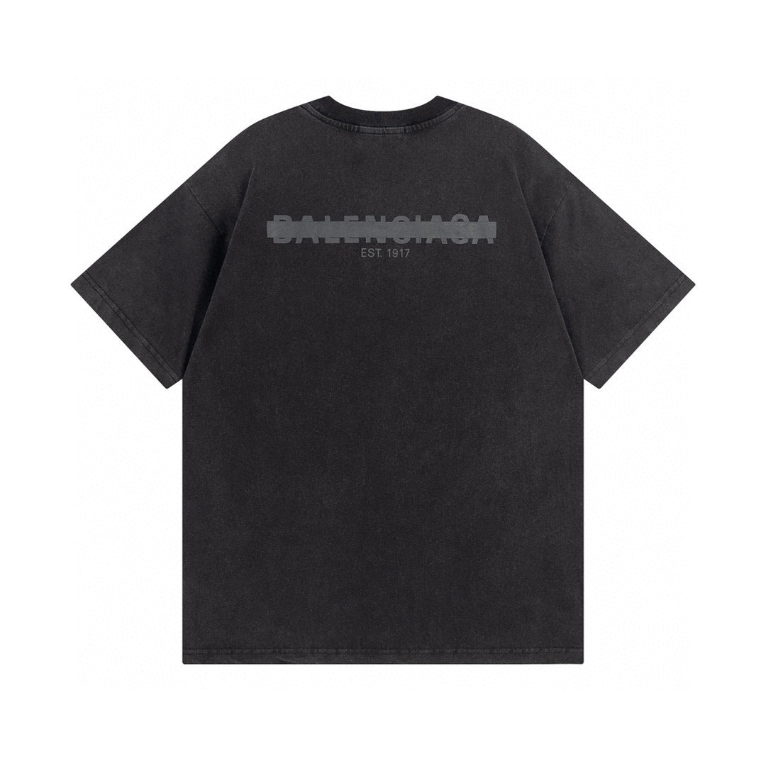 Balenciga logo tee LX2302 black