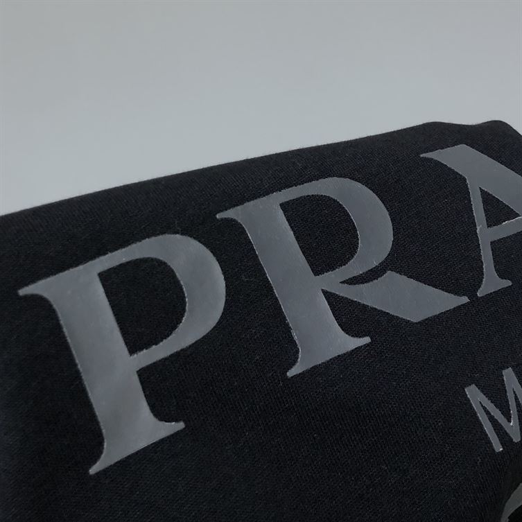 PRADA COTTON T-SHIRT BLACK – PT008
