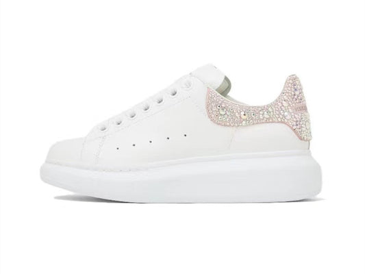 Alexander Mcqueen Women's Oversized Sneaker in White/clay