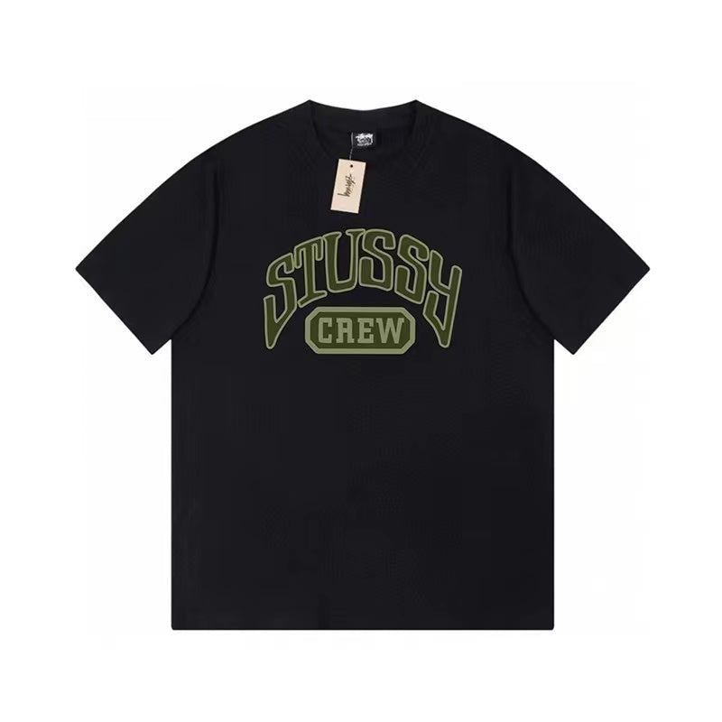 STUSSY LETTERS TEE BLACK