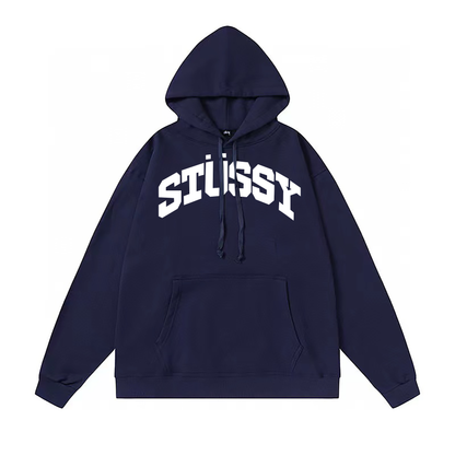 STUSSY CLASSIC HOODIE NAVY