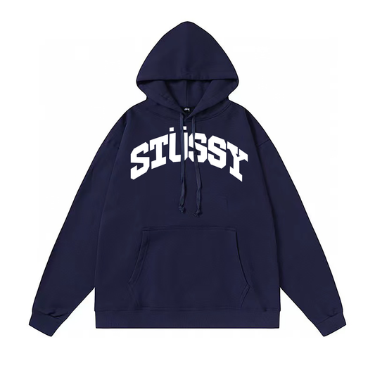 STUSSY CLASSIC HOODIE NAVY