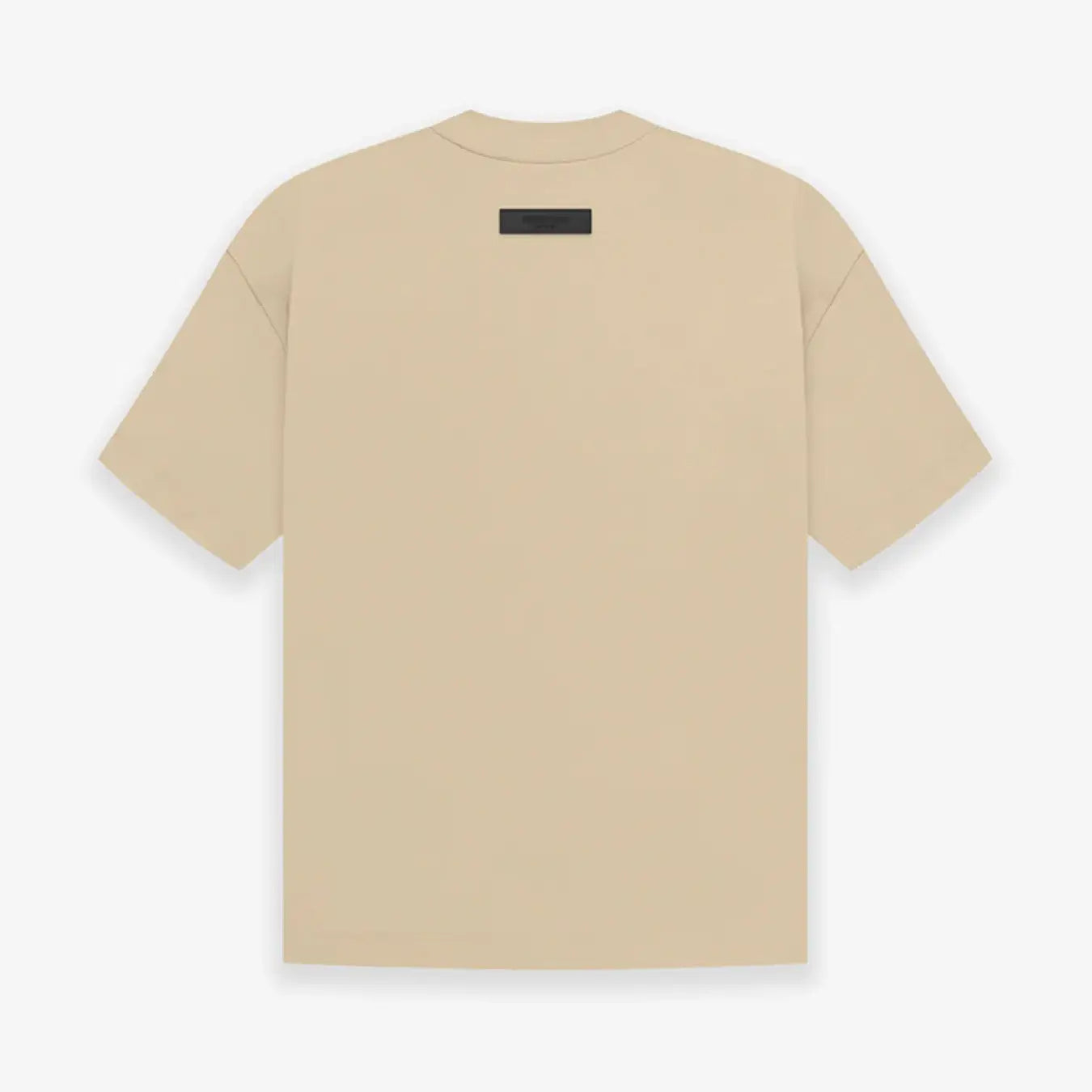 FOG FEAR OF GOD 23 ESSENTIALS double line single row printed T-shirt sandy white
