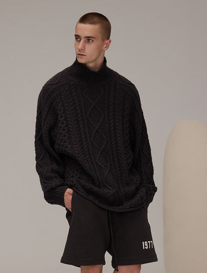 FEAR OF GOD ESSENTIALS 22 vintage twist turtleneck sweater