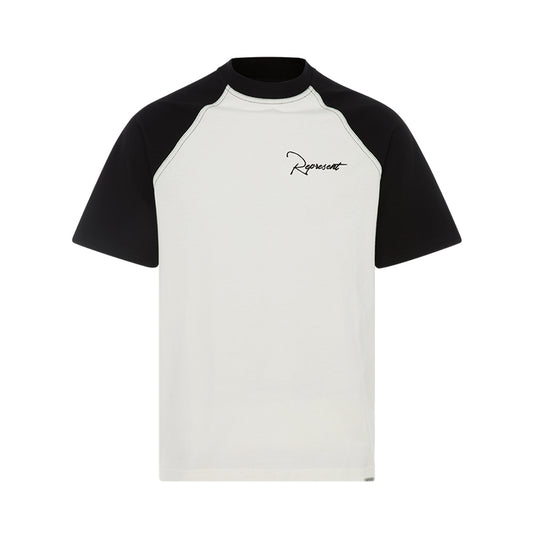 REPRESENT BLACK/BEIGE TEE