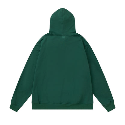 AMI  Big Logo Hoodie Dark Green