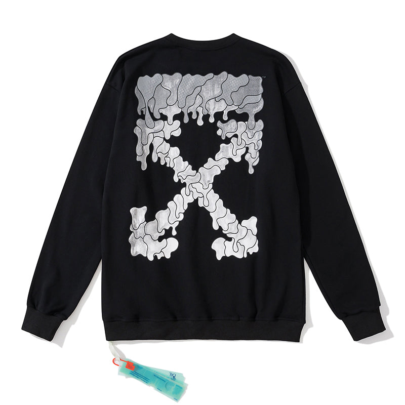 Off-White dissolve arrow  hoodie black