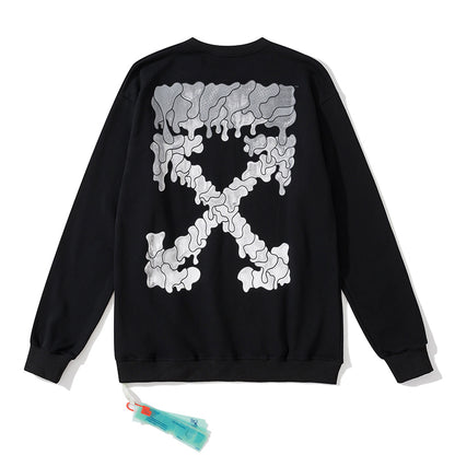 Off-White dissolve arrow  hoodie black