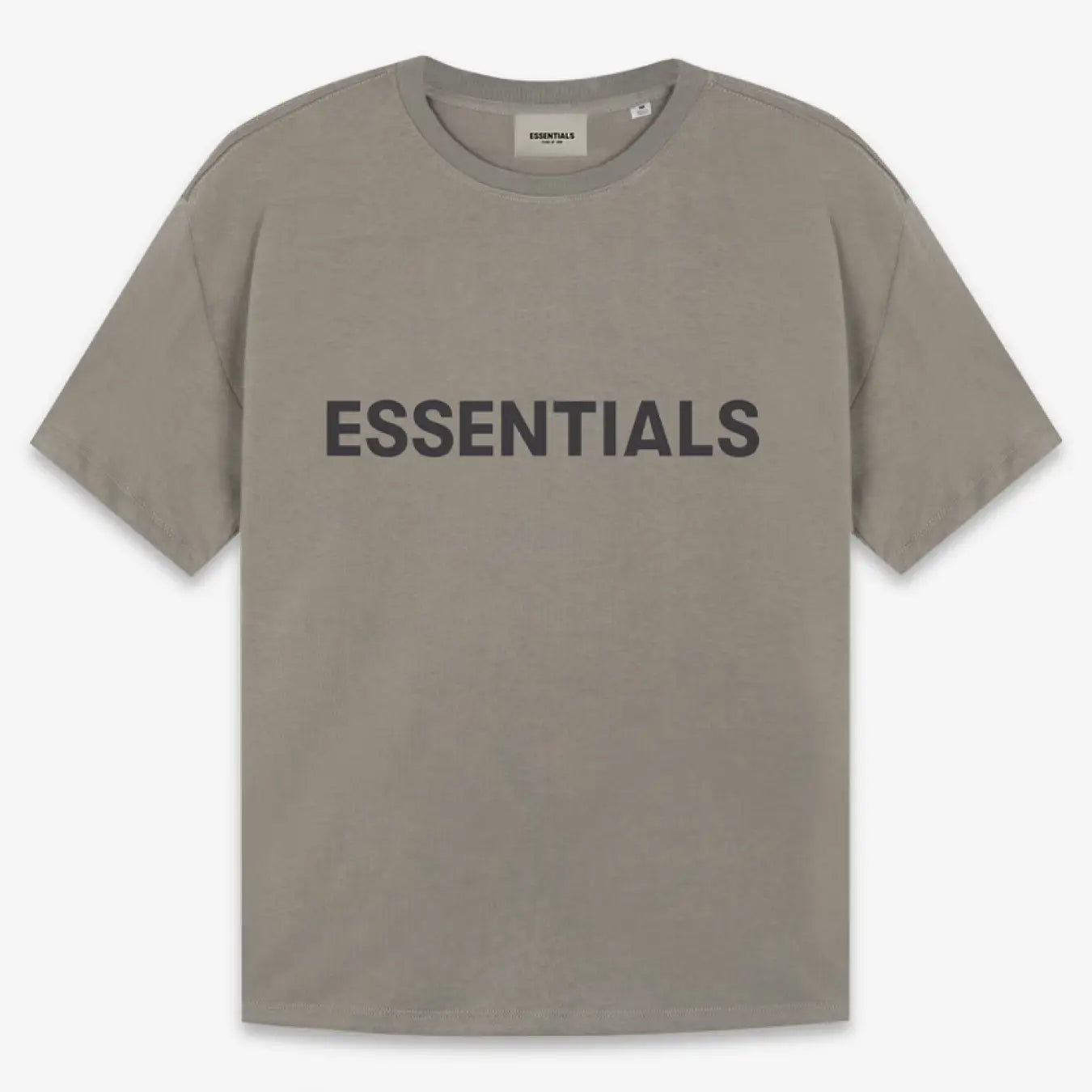 FOG Fear of God 20 Reproduced Short -sleeved Essentials Loose Round Neck T -shirt Carbon gray