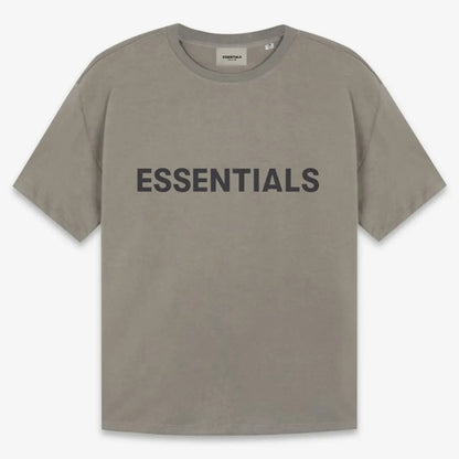 FOG Fear of God 20 Reproduced Short -sleeved Essentials Loose Round Neck T -shirt Carbon gray