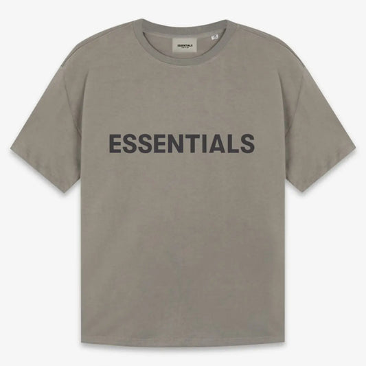 FOG Fear of God 20 Reproduced Short -sleeved Essentials Loose Round Neck T -shirt Carbon gray