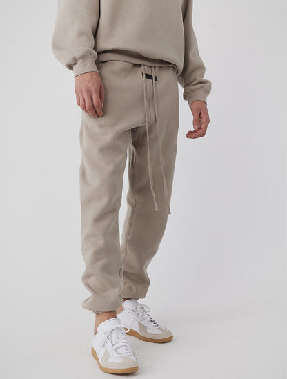 FEAR OF GOD ESSENTIALS Double-row flocked leggings trousers