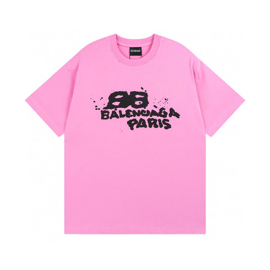 Balenciga logo tee LX2331 pink