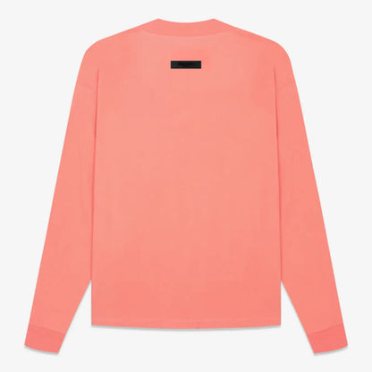 FOG FEAR OF GOD Essentials casual bottoming shirt 22 renewal long sleeves Coral red