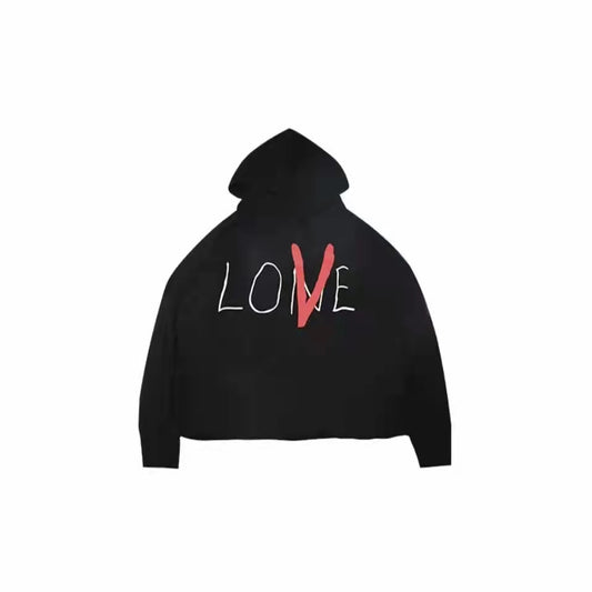 VLONE Valentine's Day Hoodie Black