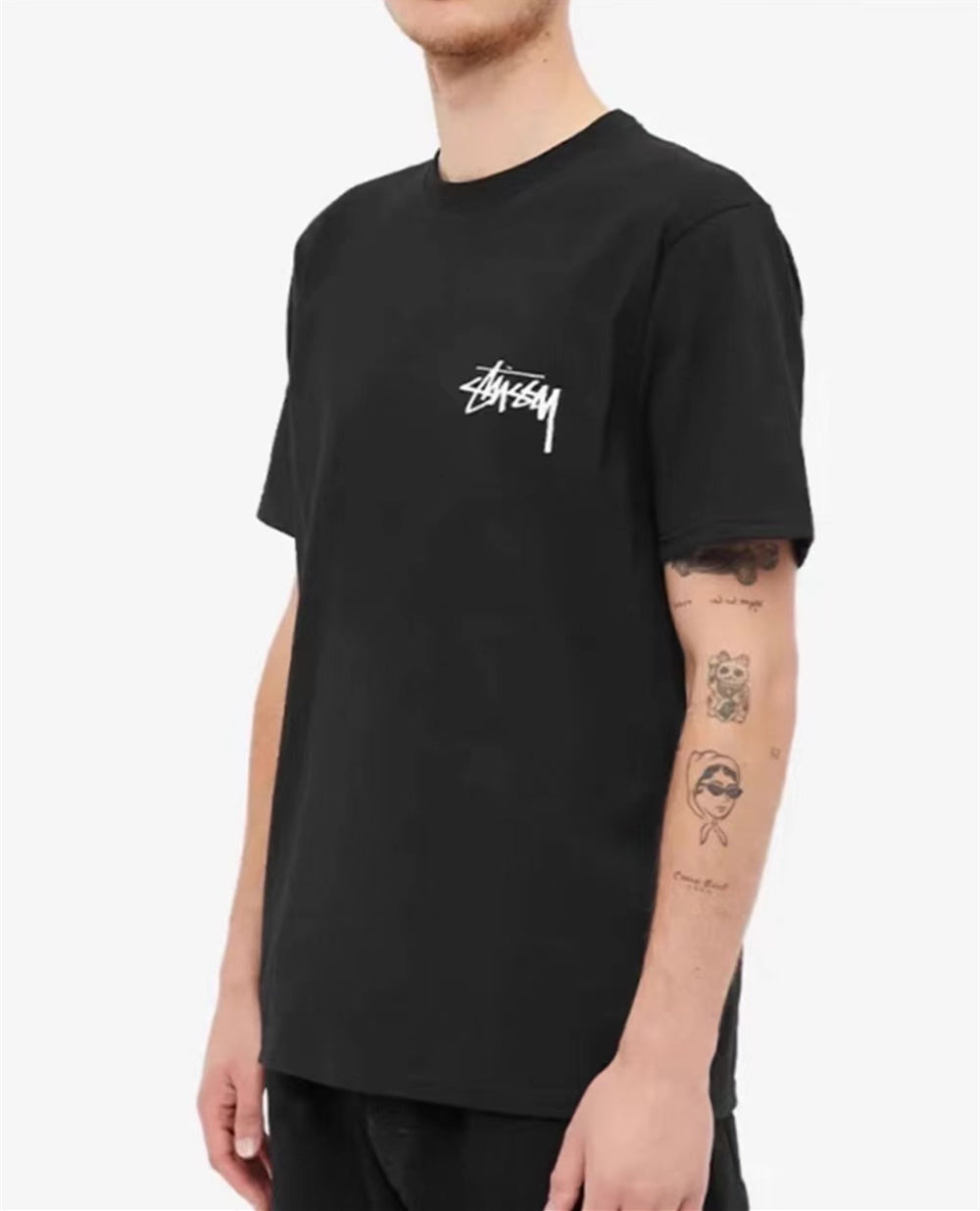 STUSSY DANCE ENERGY TEE BLACK