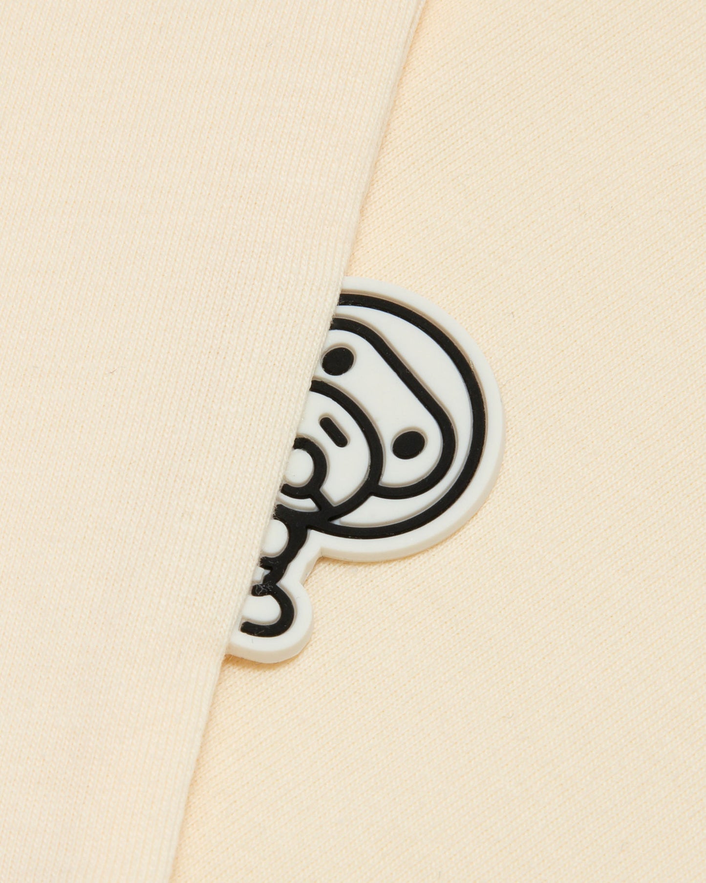 A Bathing Ape Baby Milo print tee In Cream