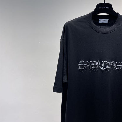 BALENCIAGA  MEN’S SLIME T-SHIRT MEDIUM FIT IN BLACK – BAS011