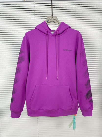 OFF-WHITE ARROWS-PRINT DRAWSTRING HOODIE – OS013