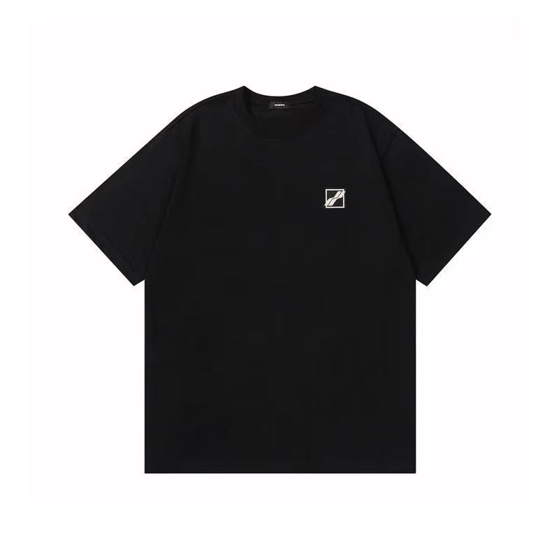 WE11DONE Track Gradient Letters Logo Tee Black