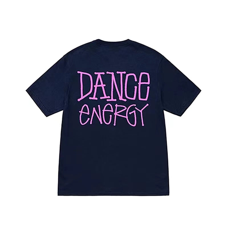 STUSSY DANCE ENERGY TEE NAVY