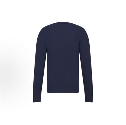 DIOR (Dior) SS24 Letter Logo Printed Roundneck Pullover Long Sleeve Knit Shirt for Men