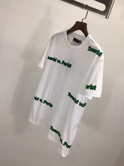 LOUIS VUITTON TOURIST AND PURIST PRINTED TEE IN WHITE – LVTS022