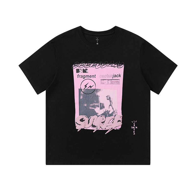 Travis Scott Cactus Jack ×Fragment Print Tee