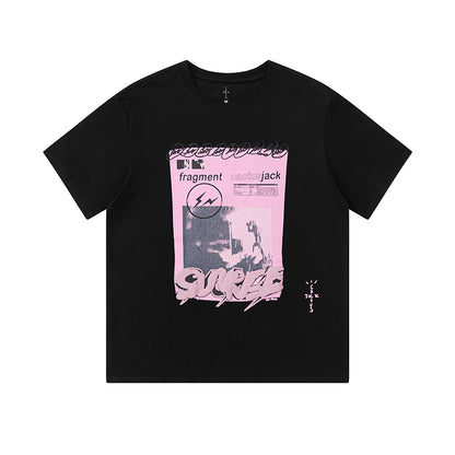 Travis Scott Cactus Jack ×Fragment Print Tee