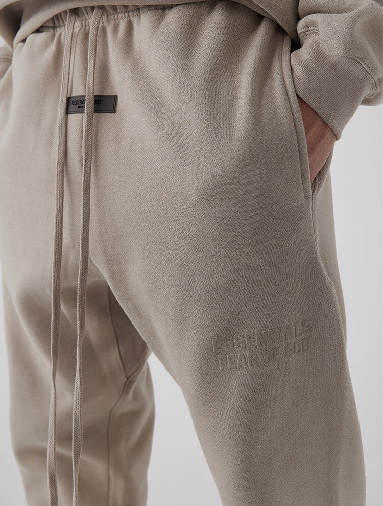 FEAR OF GOD ESSENTIALS Double-row flocked leggings trousers