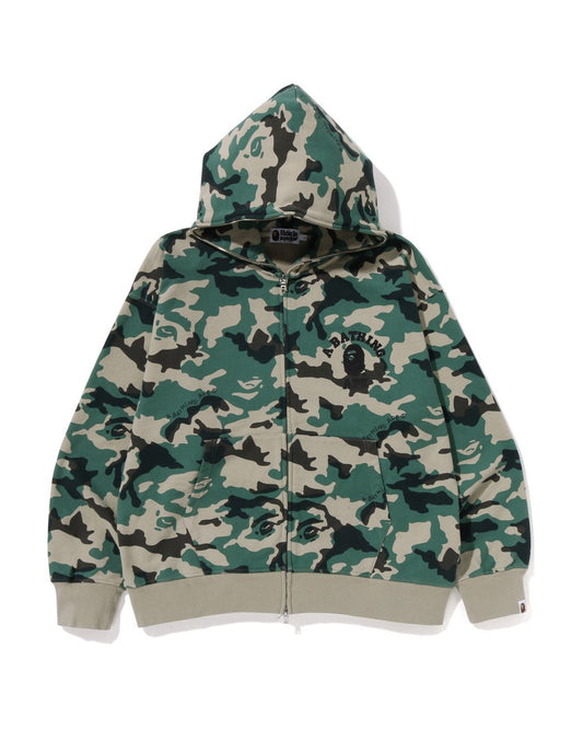 A Bathing Ape Woodland Camo Loose Fit Full Zip Hoodie