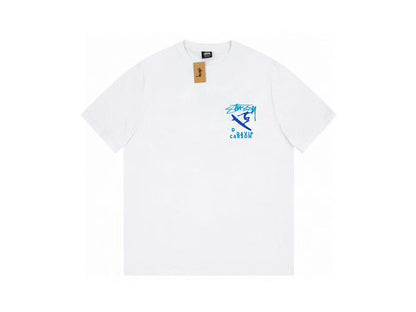 STUSSY ×DAVID CARSON  TEE WHITE