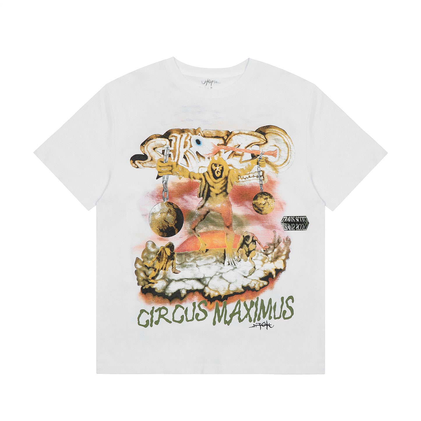 Travis Scott Circus Maximus Tshirt White