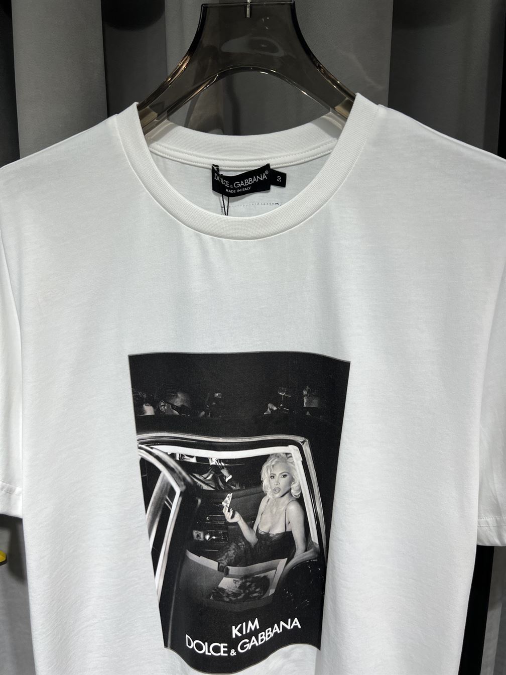 DOLCE & GABBANA CIAO KIM PIZZA-PRINT T-SHIRT – DT014