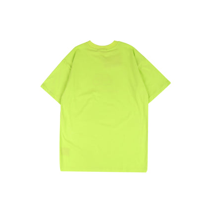 Balenciga logo tee LX001 chartreuse