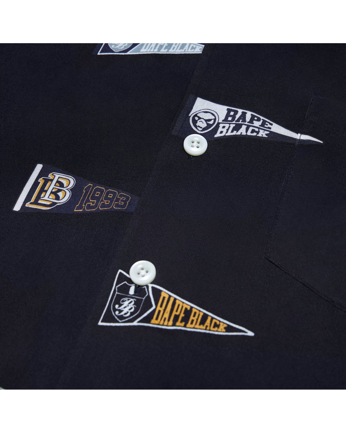 A Bathing Ape Logo print short sleeve shirt