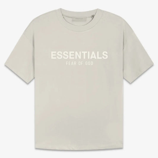 FOG Fear of God 22 replica dual -hushed short -sleeved ESSENTIALS T -shirt wheat-colored