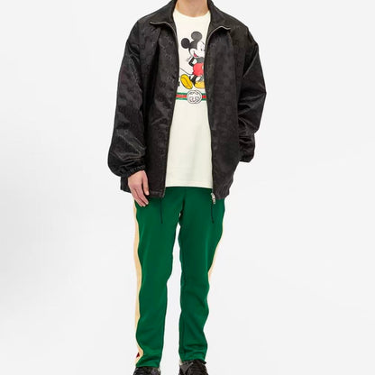GUCCI x Disney 2020 Fall/Winter Collection: Mickey Print Loose Round-neck Short-sleeved T-Shirt (For Both Men and Women) - White