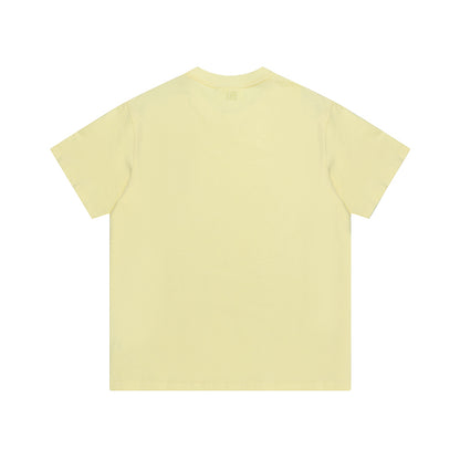 AMI Same Color Logo Tee Yellow