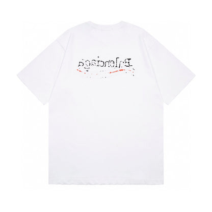 Balenciga logo tee lx2326 white