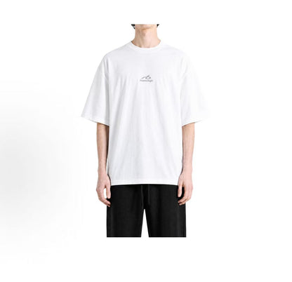 Balenciaga FW26 Autumn Collection Plain Knit Short-Sleeved Round-Neck T-Shirt for Men