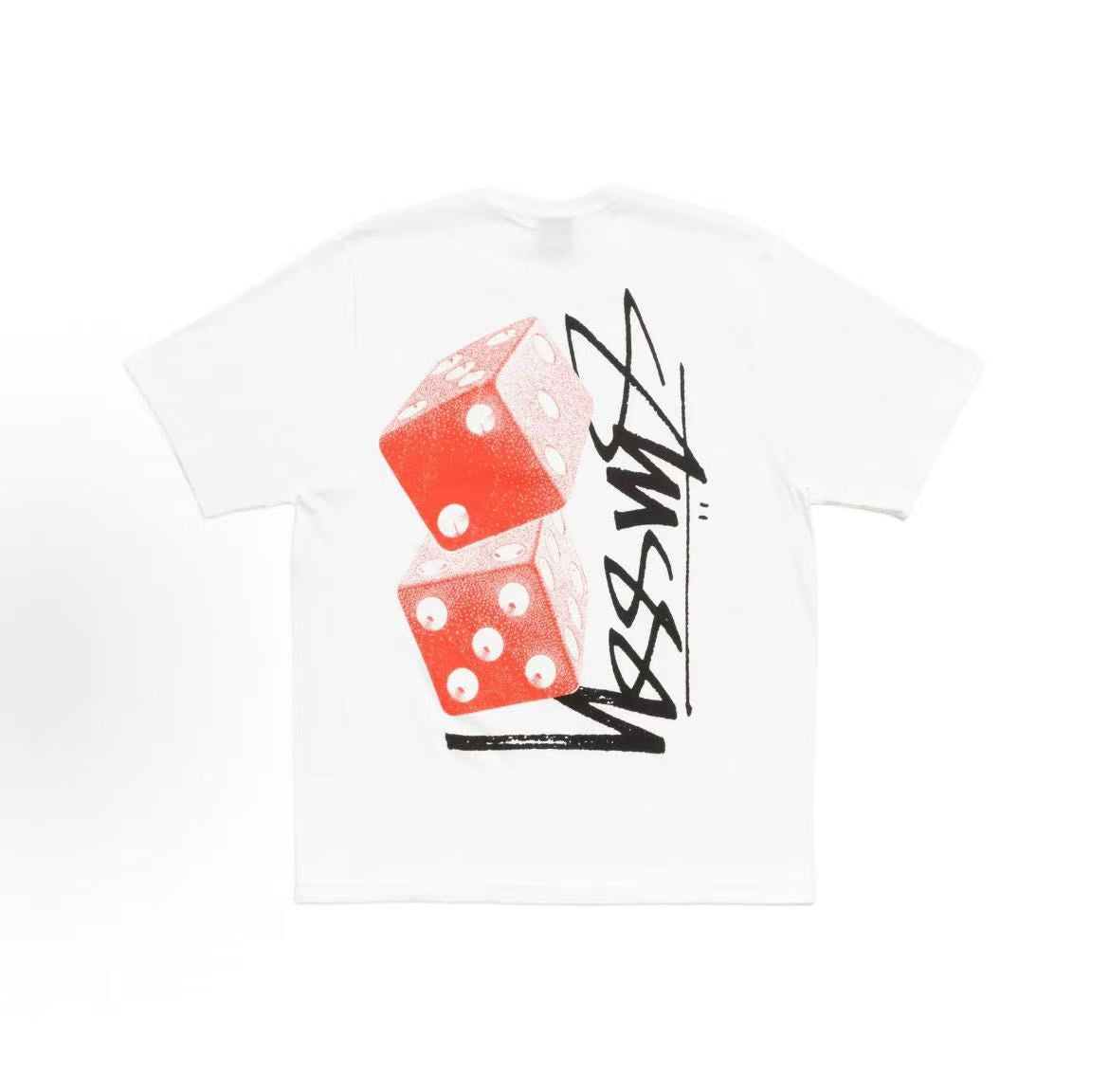 Stussy SS26 Classic Loose Dice Logo Short-Sleeved T-Shirt (The same style for both men and women)