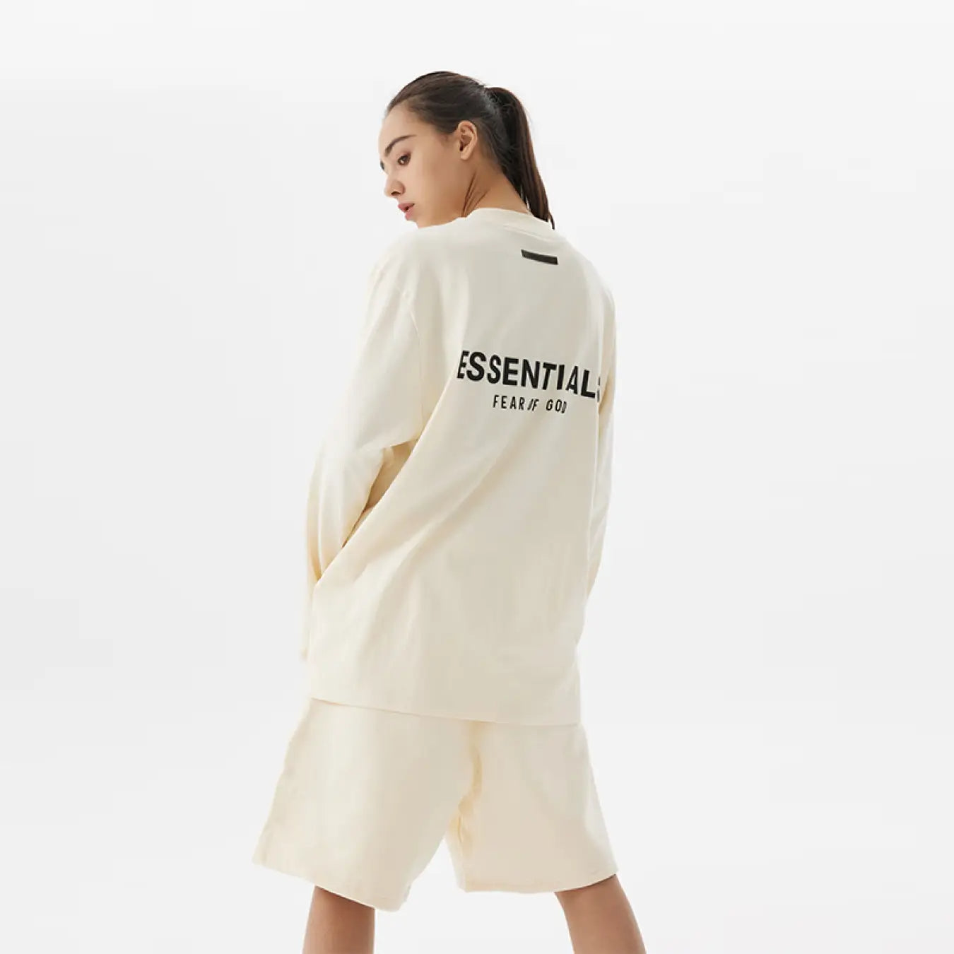 FOG FEAR OF GOD ESSENTIALS Casual Retro Bottoming Shirt 21 Multi-line Long Sleeve